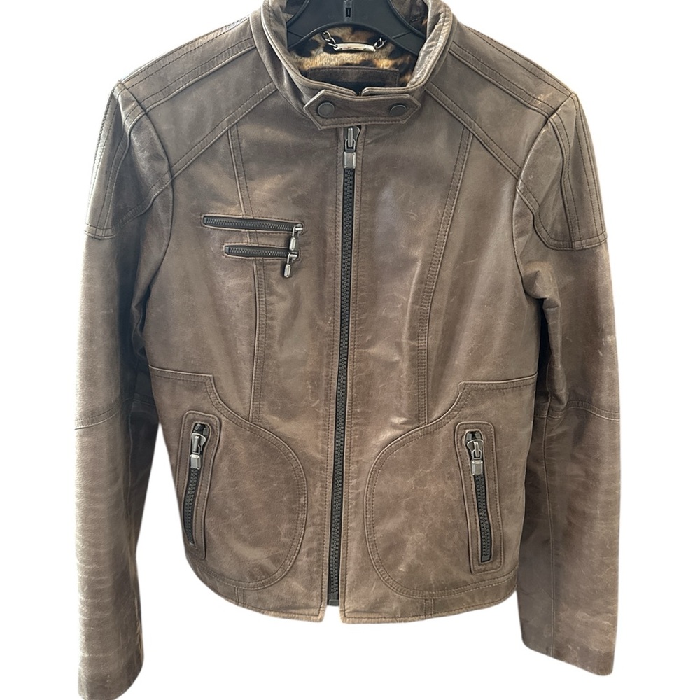 Amazing unique leather jacket